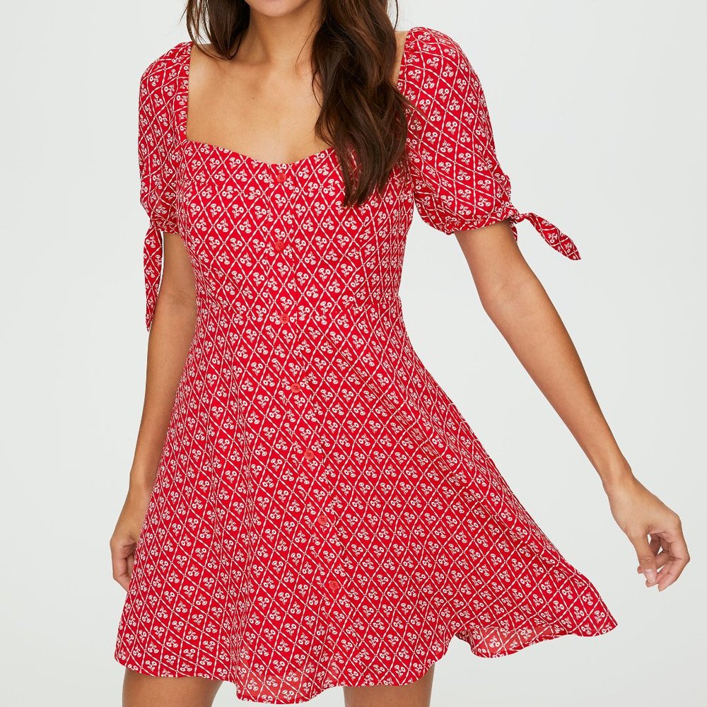 Aritzia Red Mini Dress